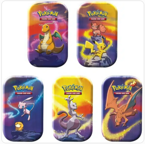 Display de mini tin pouvoir de kanto